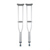 Underarm Crutches McKesson Aluminum Frame Adult 350 lbs. Weight Capacity Push Button / Wing Nut Adjustment 2/PR