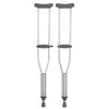 Underarm Crutches McKesson Aluminum Frame Adult 350 lbs. Weight Capacity Push Button Adjustment 8/CS