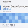 Gauze Sponge McKesson 2 X 2 Inch 1 per Pack Sterile 12-Ply Square 1/EA
