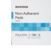 Non-Adherent Dressing McKesson 2 X 3 Inch Sterile Rectangle 1/EA