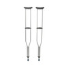 Underarm Crutches McKesson Aluminum Frame Tall Adult 350 lbs. Weight Capacity Push Button Adjustment 1/PR