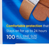 Adhesive Strip Band-Aid 1 X 3 Inch Fabric Rectangle Tan Sterile 1/EA