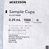 Sample Cup McKesson 0.25 mL, Clear, 14 X 16 mm, Without Caps 10000/CS