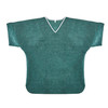 Scrub Shirt Simply Soft Small Dark Green / Navy Without Pockets Short Sleeve Unisex