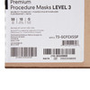 Procedure Mask with Eye Shield McKesson Anti-fog Strip Pleated Earloops One Size Fits Most White NonSterile ASTM Level 3 Adult 100/CS