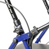 4 Wheel Rollator drive Blue Adjustable Height / Folding Steel Frame 1/EA