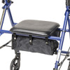 4 Wheel Rollator drive Blue Adjustable Height / Folding Steel Frame 1/EA