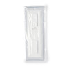 Cleanroom Wet Mop Pad Contec Klean Max Sealed Edge Medium White Microfiber / Polyester Disposable 24/CS