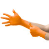 Exam Glove MICROFLEX Blaze X-Large NonSterile Nitrile Standard Cuff Length Textured Fingertips Orange Not Rated 1000/CS