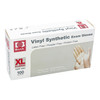 Basic Vinyl Exam Glove, Extra Large, White