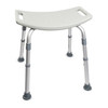 Bath Bench McKesson Without Arms Aluminum Frame Without Backrest 19-1/4 Inch Seat Width 300 lbs. Weight Capacity 4/CS