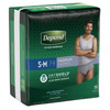 Male Adult Absorbent Underwear Depend FIT-FLEX Pull On with Tear Away Seams Small / Medium Disposable Heavy Absorbency 38/CS