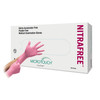 Micro-Touch NitraFree Nitrile Exam Glove, Large, Pink