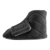 Bootie Slippers Silverts Large / X-Wide Black Ankle High 1/PR