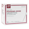Impregnated Swabstick 10% Strength Povidone-Iodine Individual Packet NonSterile 500/CS