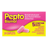 Anti-Diarrheal Pepto Bismol Caplet 24 per Box