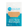 Waterproof_Adhesive_Strip_BANDAGE__ADH_TRU-COLOUR_BGE_AQUA_BG_1"X3"_(30/PK_50PK/CS)_Adhesive_Bandages_TCB-161