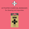 Adhesive Strip Patch On The Go Pack 3/4 X 3 Inch Bamboo / Activated Charcoal Rectangle Black Sterile 400/CS