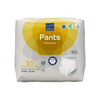 Unisex Adult Absorbent Underwear Abena Premium Pants S1 Pull On with Tear Away Seams Small Disposable Moderate Absorbency 16/PK