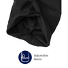 Adaptive Pants Silverts Back Overlap 2X-Large Black Female 1/EA