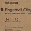 Fingernail Clippers McKesson Thumb Squeeze Lever 1/EA