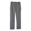 Silverts Women's Open Back Soft Knit Pant, Heather Gray, 3X-Large