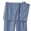 Adaptive Pants Silverts Open Back 3X-Large Heather Chambray Blue Female 1/EA