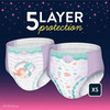 Female Youth Absorbent Underwear GoodNites Pull On with Tear Away Seams X-Small Disposable Heavy Absorbency 44/CS