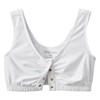 Adaptive Front Closure Bra Silverts White 34 to 36 Inch 1/EA