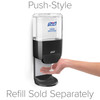 Hand Hygiene Dispenser Purell ES4 Graphite ABS Plastic Manual Push 1200 mL Wall Mount 1/EA