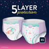 Female Youth Absorbent Underwear GoodNites Pull On with Tear Away Seams X-Small Disposable Heavy Absorbency 22/PK