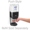 Hand Hygiene Dispenser Purell ES4 Graphite ABS Plastic Manual Push 1200 mL Wall Mount 9/CS