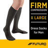Compression_Socks_SOCKS__DRESS_COMPRSN_FUTURO_RESTORING_BLK_MENS_XLG_(12PR/BX)_Stockings_and_Socks_71037EN