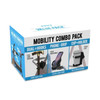 Mobility Aid Combo Pack, Cup Holder, Phone Grip, Bag Hooks