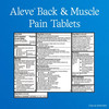 Back Pain Relief Aleve 220 mg Strength Naproxen Sodium Tablet 24 per Bottle 1/BT