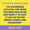Cramp Relief Midol 650 mg Strength Capsule 20 per Bottle 1/BT