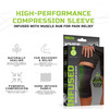 Knee Support Green Drop Small / Medium Pull-On 13 to 16 Inch Thigh Circumference Left or Right Knee 48/CS