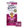 Saline Nasal Spray Little Remedies Saline Spray + Drops 0.65% Strength 1 oz.