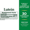 Dietary Supplement Nature's Bounty Lutein 40 mg Strength Softgel 30 per Bottle 1/BT