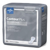 Bladder Control Pad Contour Plus Ultimate 8 X 17 Inch Heavy Absorbency Super Absorbent Core One Size Fits Most 28/BG