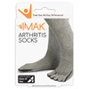 Arthritis Socks IMAK Compression Calf High Medium Gray Closed Toe 1/EA