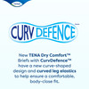 Unisex Adult Incontinence Brief TENA Dry Comfort X-Large Disposable Moderate Absorbency 80/CS