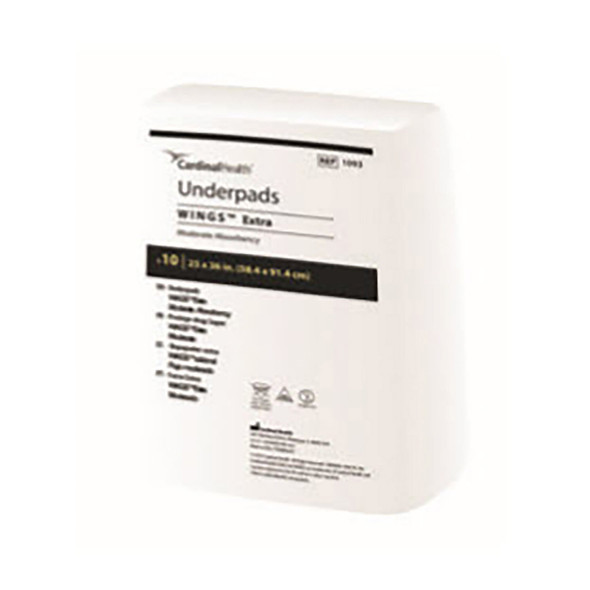 Simplicity Basic Underpad, Disposable, Light Absorbency, 23 X 36 Inch
