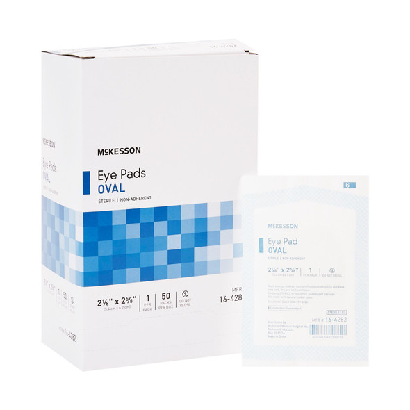 McKesson Eye Pad, 2-1/8 x 2-5/8 Inch