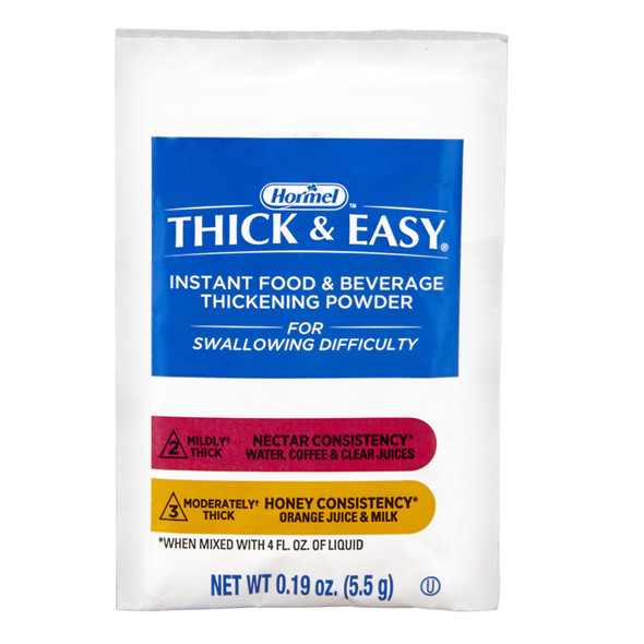 Thick & Easy Nectar Consistency, Food and Beverage Thickener, 5.5 gram Packet