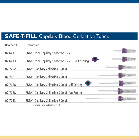 Capillary_Blood_Collection_Tube_TUBE__CAPILLARY_K2EDTA_PUR_125UL_PLAS_SAFE-T-FILL_(50/PK)_Tubes_076011