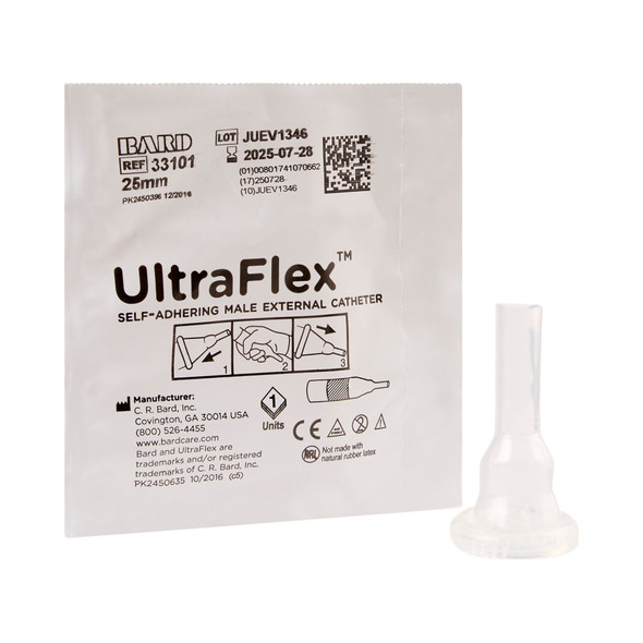 Bard UltraFlex Male External Catheter, Small