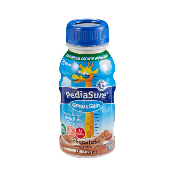 PediaSure Chocolate Pediatric Oral Supplement / Tube Feeding Formula, 8 oz. Bottle