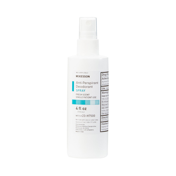 McKesson Antiperspirant / Deodorant, Fresh Scent, 4 oz Spray