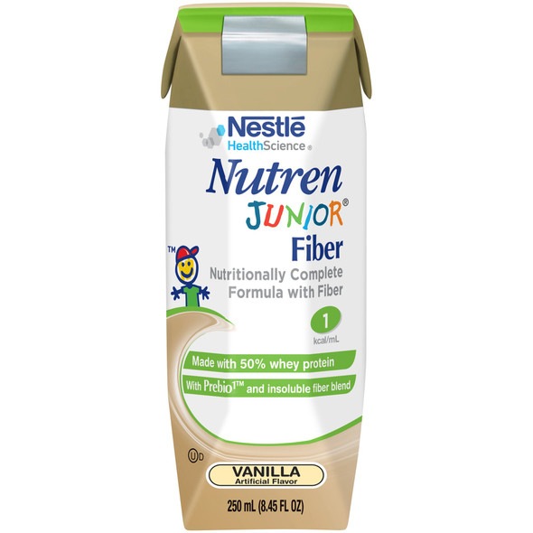 Nutren Junior Fiber Vanilla Pediatric Oral Supplement, 8.45 oz. Tetra Prisma